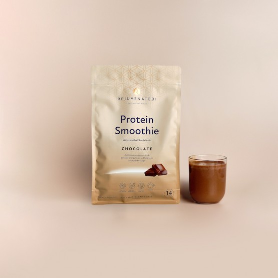 Rejuvenated Protein Smoothie Chocolate - веганський протеїновий смузі зі смаком шоколаду, 14 порцій