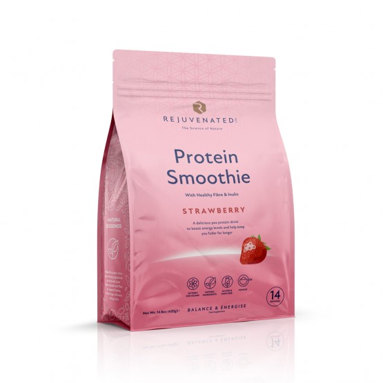 Rejuvenated Protein Smoothie Strawberry - Smoothie proteinowe o smaku truskawkowym, 14 porcji