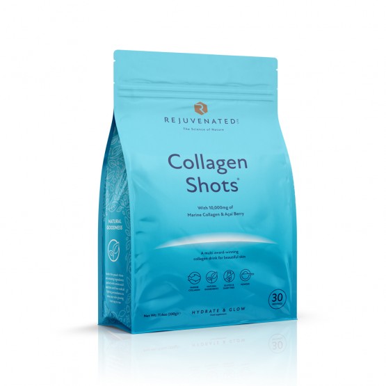 Rejuvenated СOLLAGEN POWDER 10,000 mg na porcję - Kolagen dla pięknej skóry z jagodami Acai w proszku, 330 gr