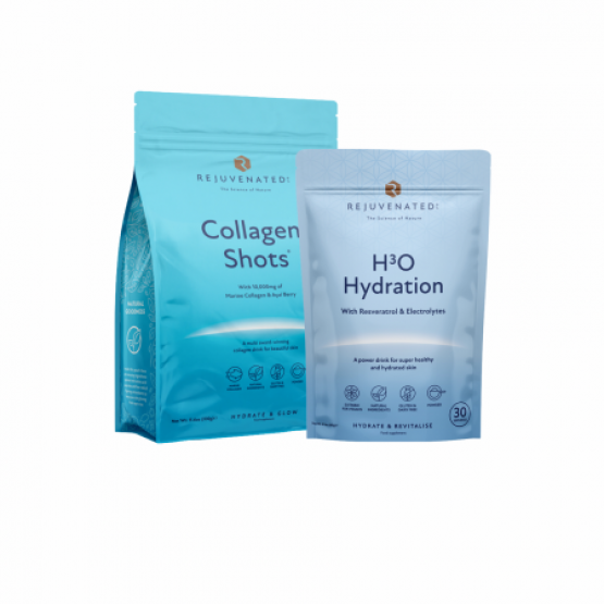 Rejuvenated Collagen Shots+H3O Hydration - Naturalne piękno i nawilżenie 