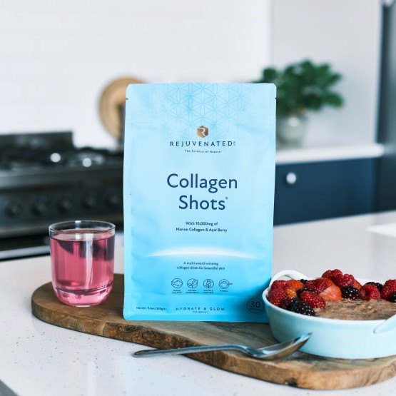 Rejuvenated СOLLAGEN POWDER 10 000 mg per serving - морський колаген для красивої шкіри з ягодами Асаї у порошку, 330 гр