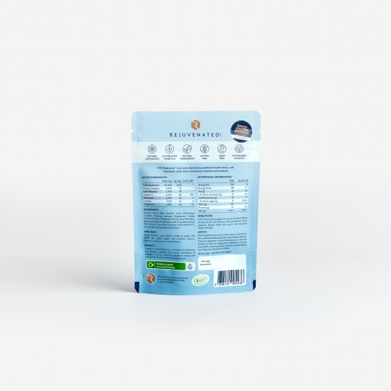 Rejuvenated H3O Hydration Pouch - Nawilżenie komórkowe w suchej mieszance, 60 g