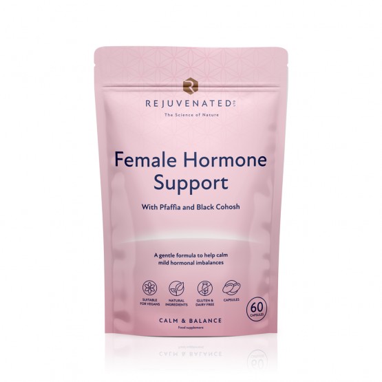Rejuvenated FEMALE HORMONE SUPPORT - Kapsułki dla wsparcia żeńskich hormonów, 60 kapsułek
