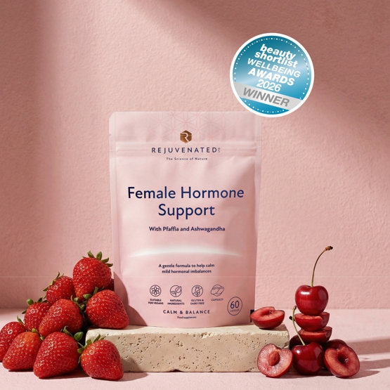 Rejuvenated FEMALE HORMONE SUPPORT — натуральні капсули для підтримки жіночого гормонального балансу, 60 капсул